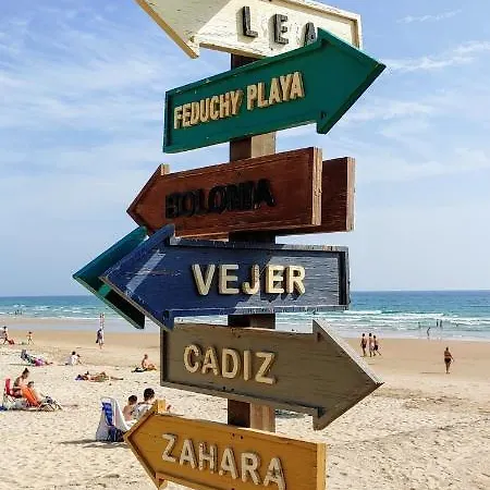 Casa Vistas A Trafalgar Con Cromoterapia Relax En La Ducha Solo Familias O Parejas - Parking Privado Opcional - Apartment Conil De La Frontera