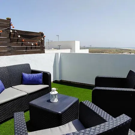 Casa Vistas A Trafalgar Con Cromoterapia Relax En La Ducha Solo Familias O Parejas - Parking Privado Opcional - Conil De La Frontera